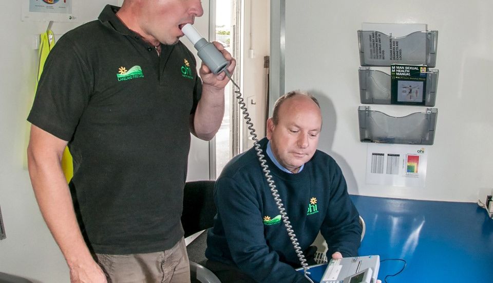 Mobile health screening company providing corporate care O H I